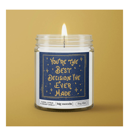 Soy Candle: Best Decision - Floral, Citrus, Vanilla