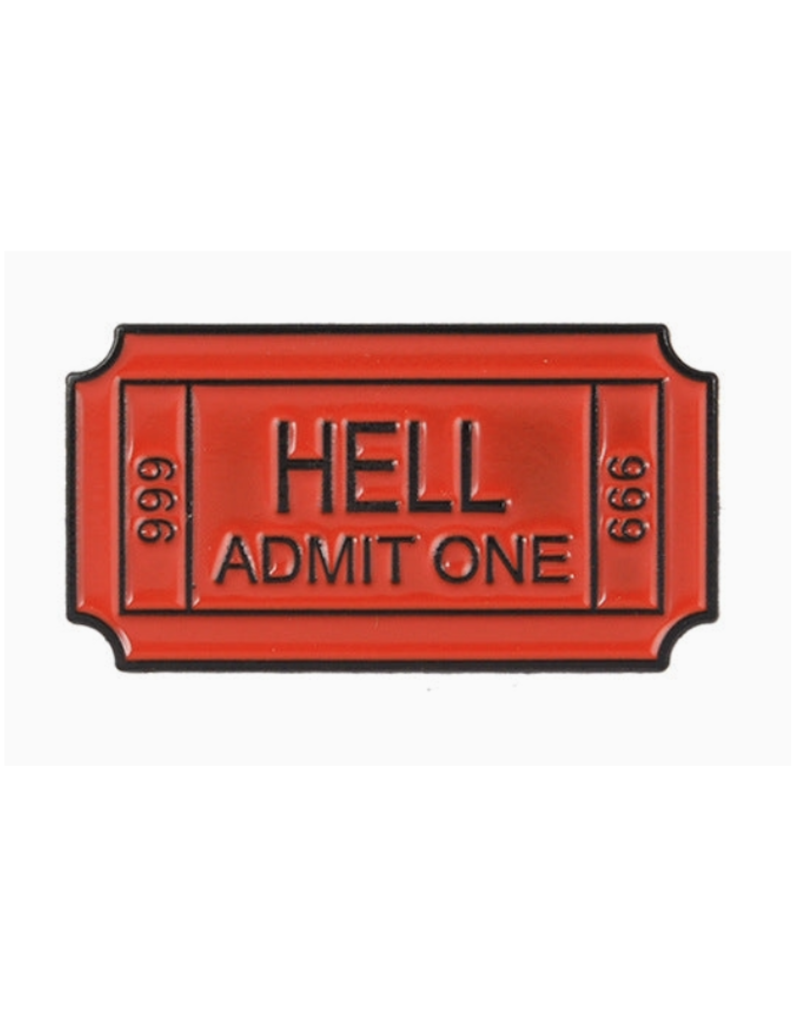 Ticket to Hell Enamel Pin