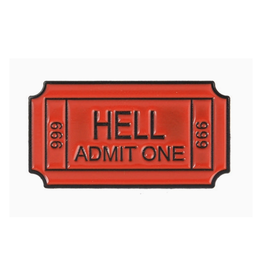 Ticket to Hell Enamel Pin