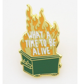 What a Time to Be Alive Dumpster Enamel Pin (Shady Front) What a Time to Be Alive Dumpster Enamel Pin (Shady Front)