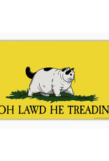 Oh Lawd He Treadin Fat Cat Sticker