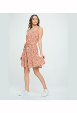 Floral Print Spaghetti Strap Dress