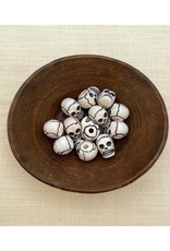 White Skull Bead