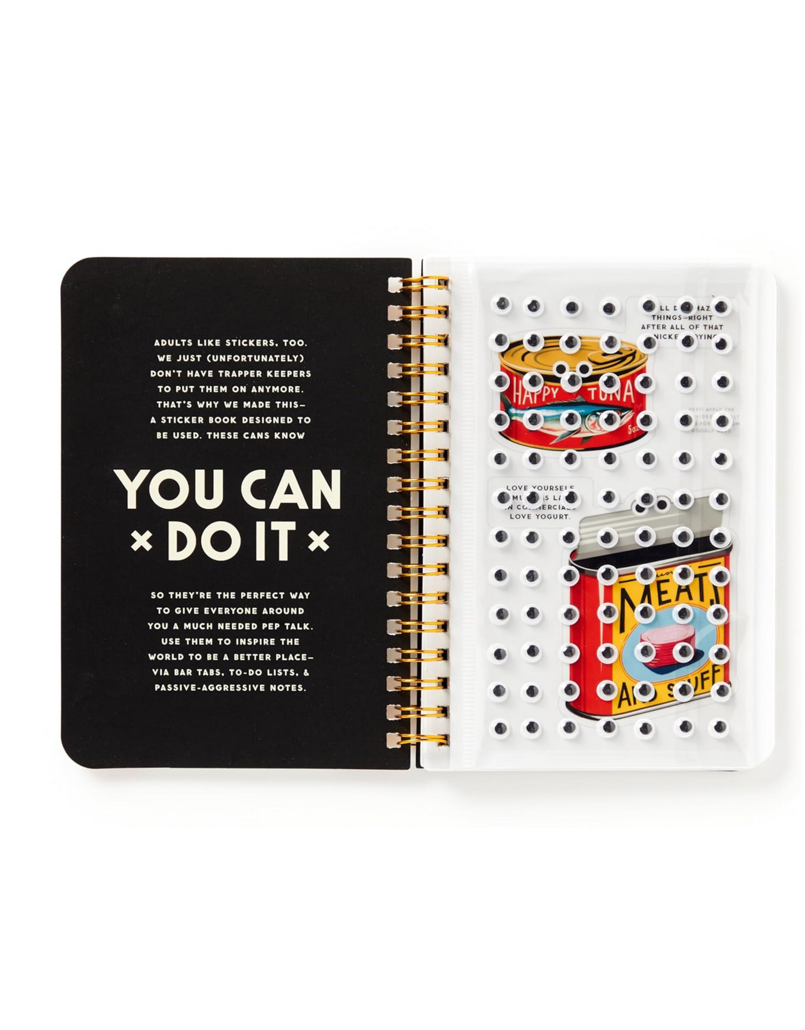 You Can Do It Googly Eyes Sticker Book