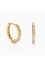Crystal Hoop Earrings
