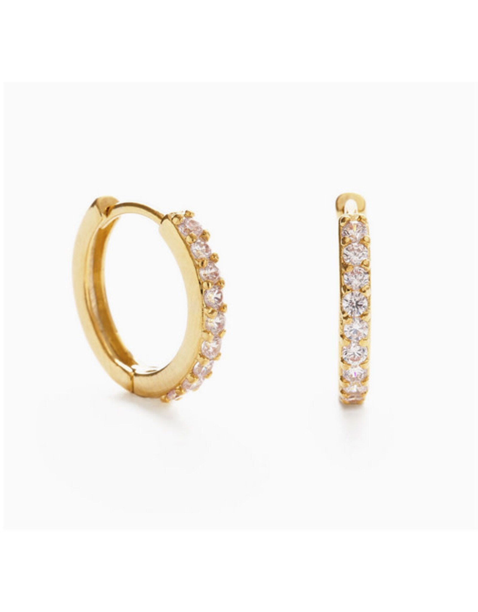 Crystal Hoop Earrings