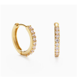 Crystal Hoop Earrings
