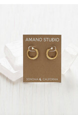 Crystal Hoop Earrings