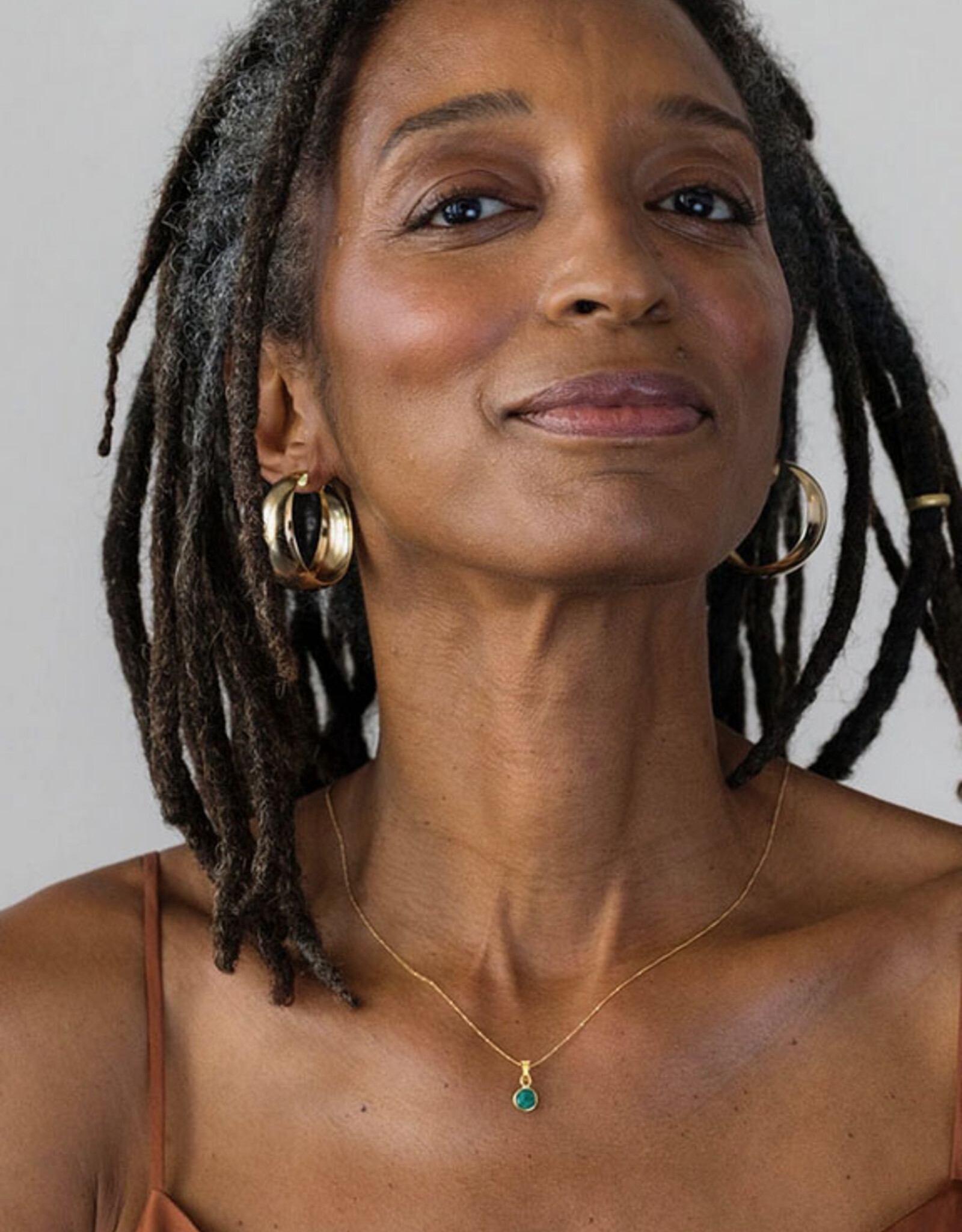 Emerald Birthstone Necklace - May