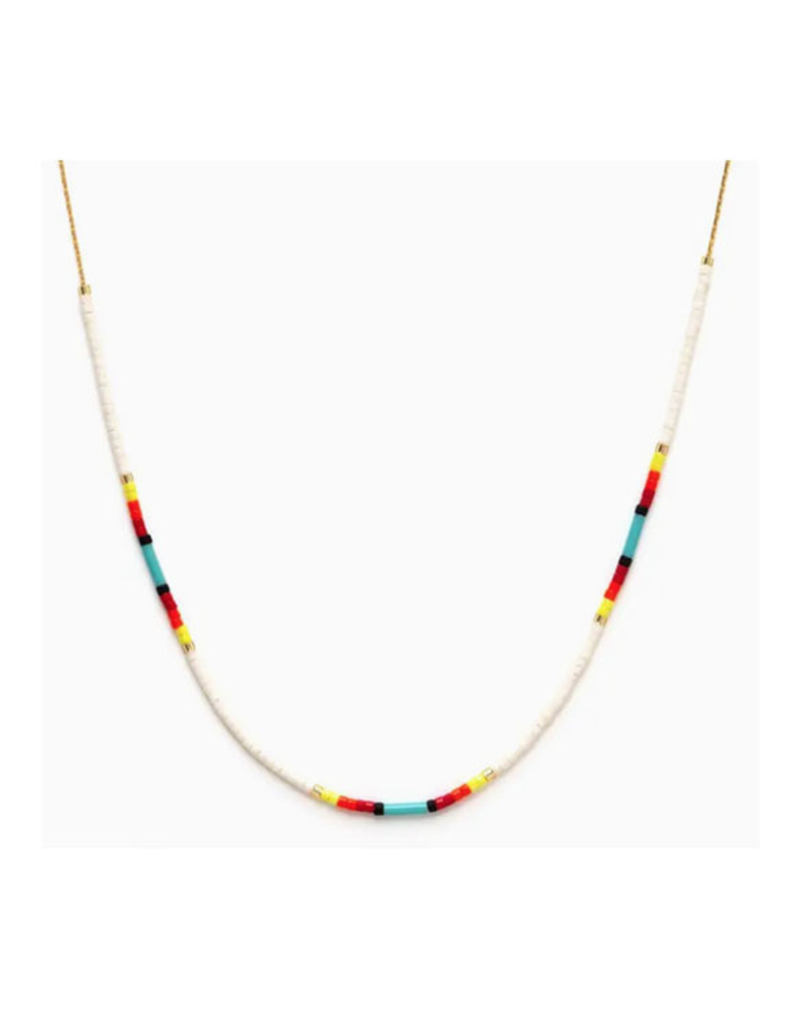 Japanese Seed Bead Necklace - New Mexico - Home Japanese Seed Bead Necklace - New Mexico - Home