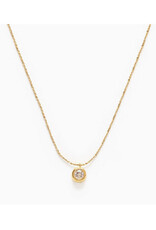 Single 5mm Crystal Pendant Necklace Single 5mm Crystal Pendant Necklace