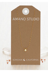 Single 5mm Crystal Pendant Necklace Single 5mm Crystal Pendant Necklace