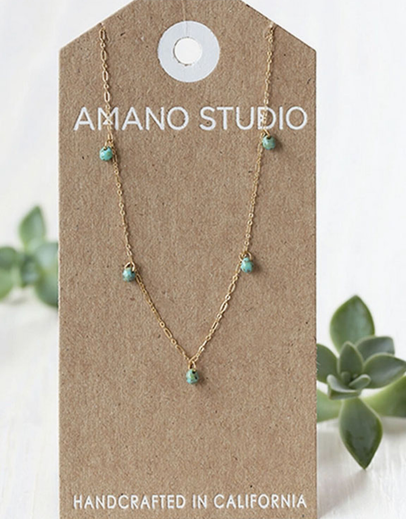 Turquoise Five Graces Necklace