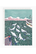 Everything Whale Be Alright Greeting Card Everything Whale Be Alright Greeting Card