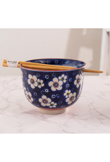 Ume Plum Bowl & Chopsticks Set