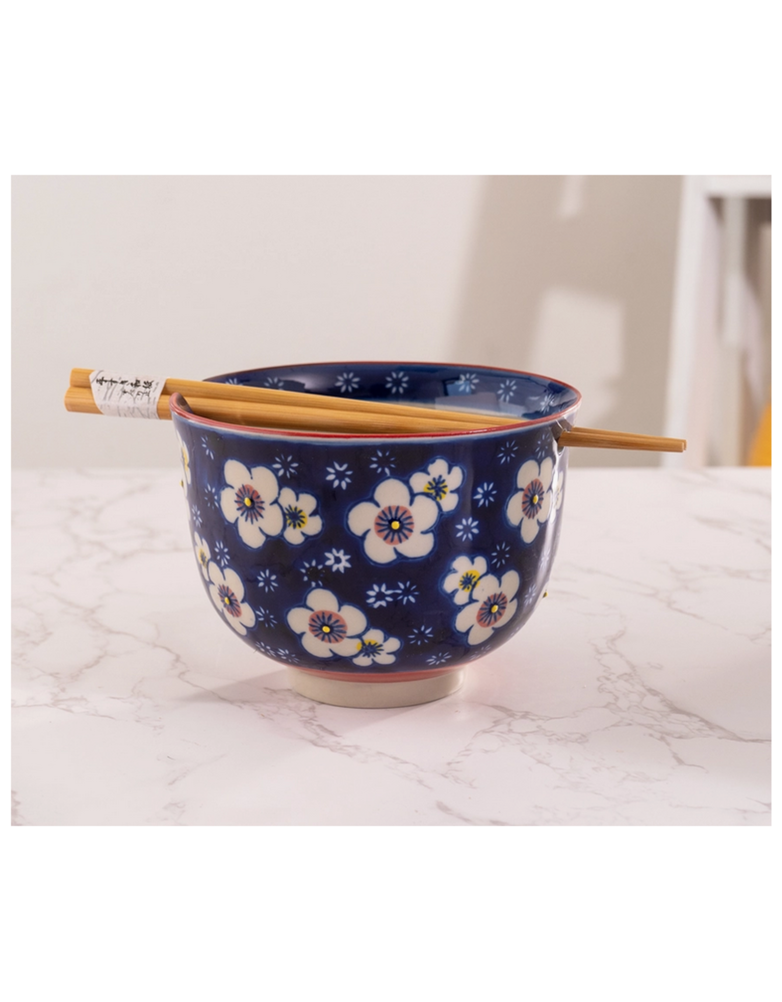 Ume Plum Bowl & Chopsticks Set