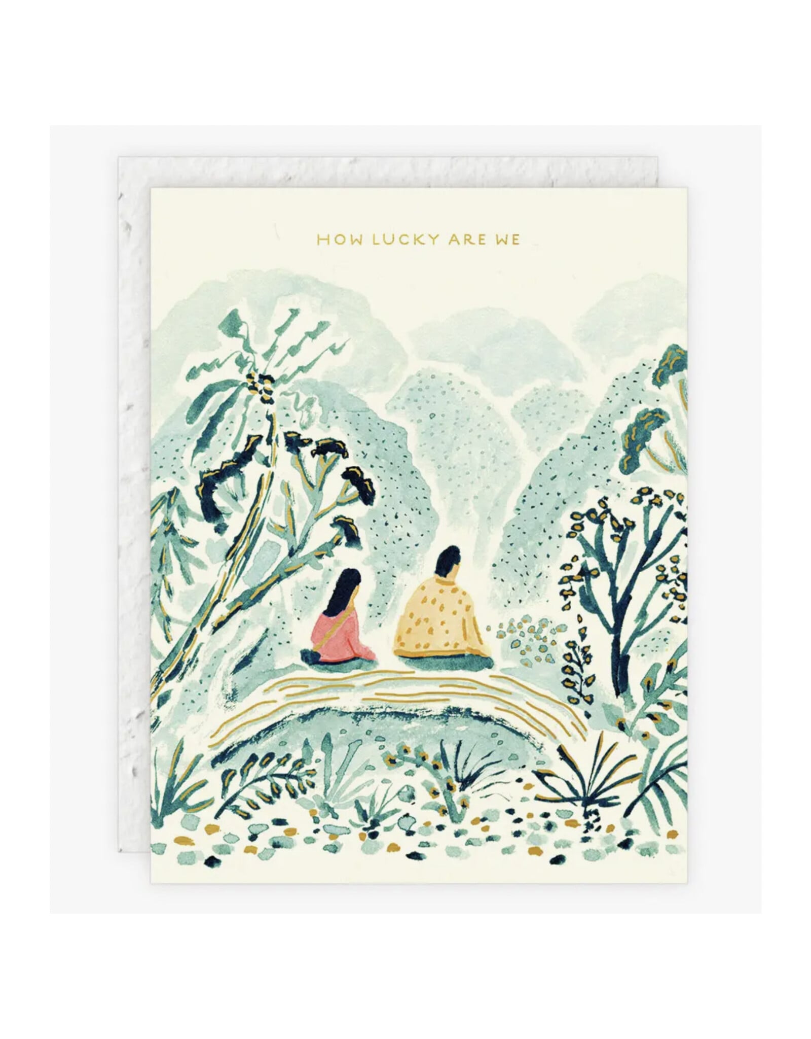 How Lucky Are We Greeting Card