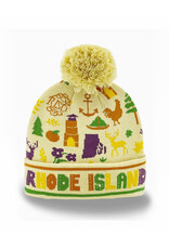 Rhode Island State Icon Beanie - Yellow Rhode Island State Icon Beanie - Yellow
