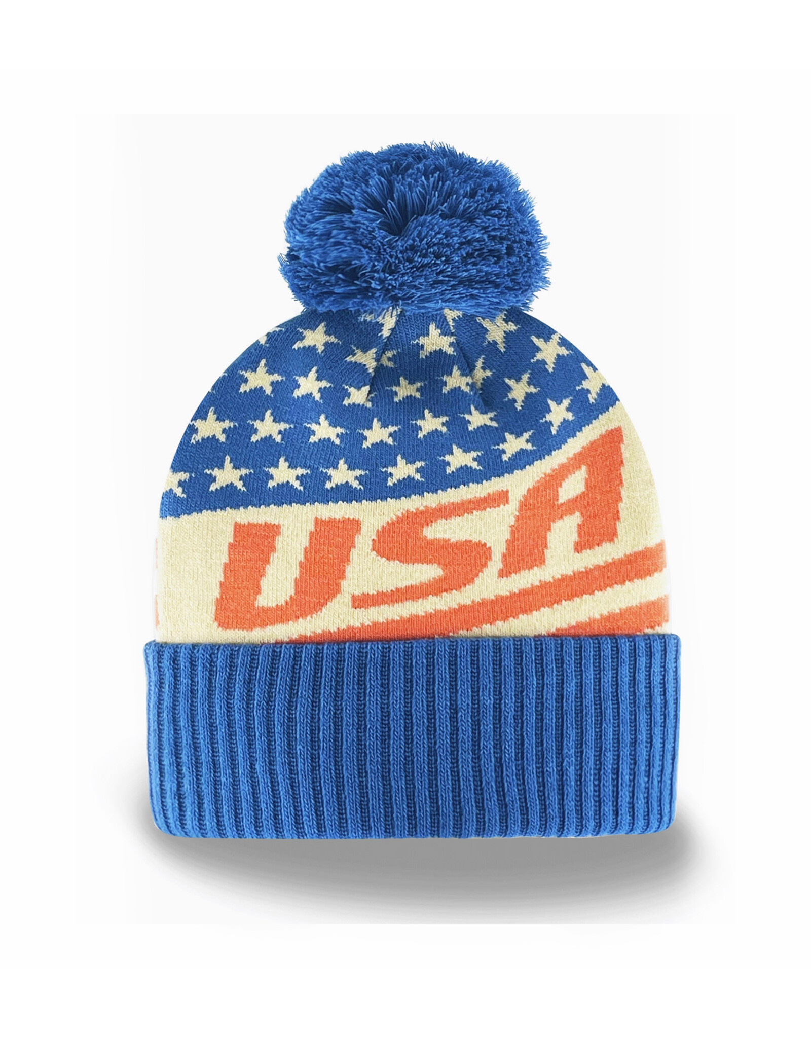 USA Signature PomPom Beanie *