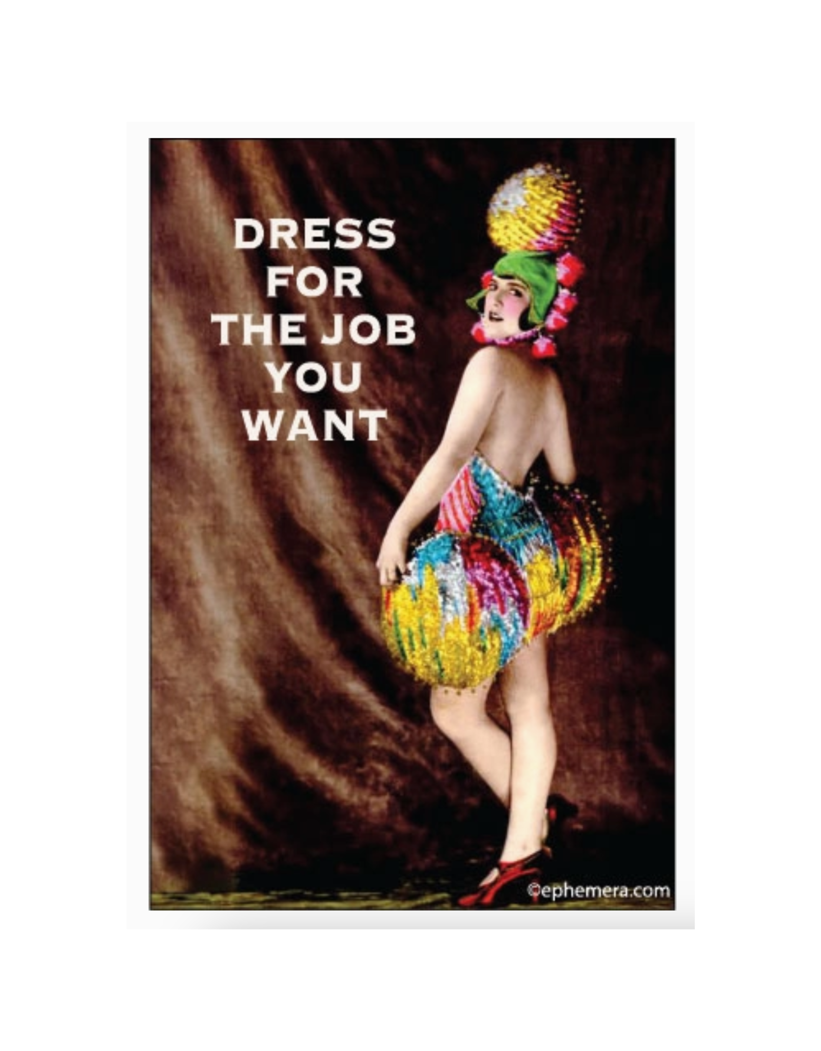 Dress For the Job You Want Magnet