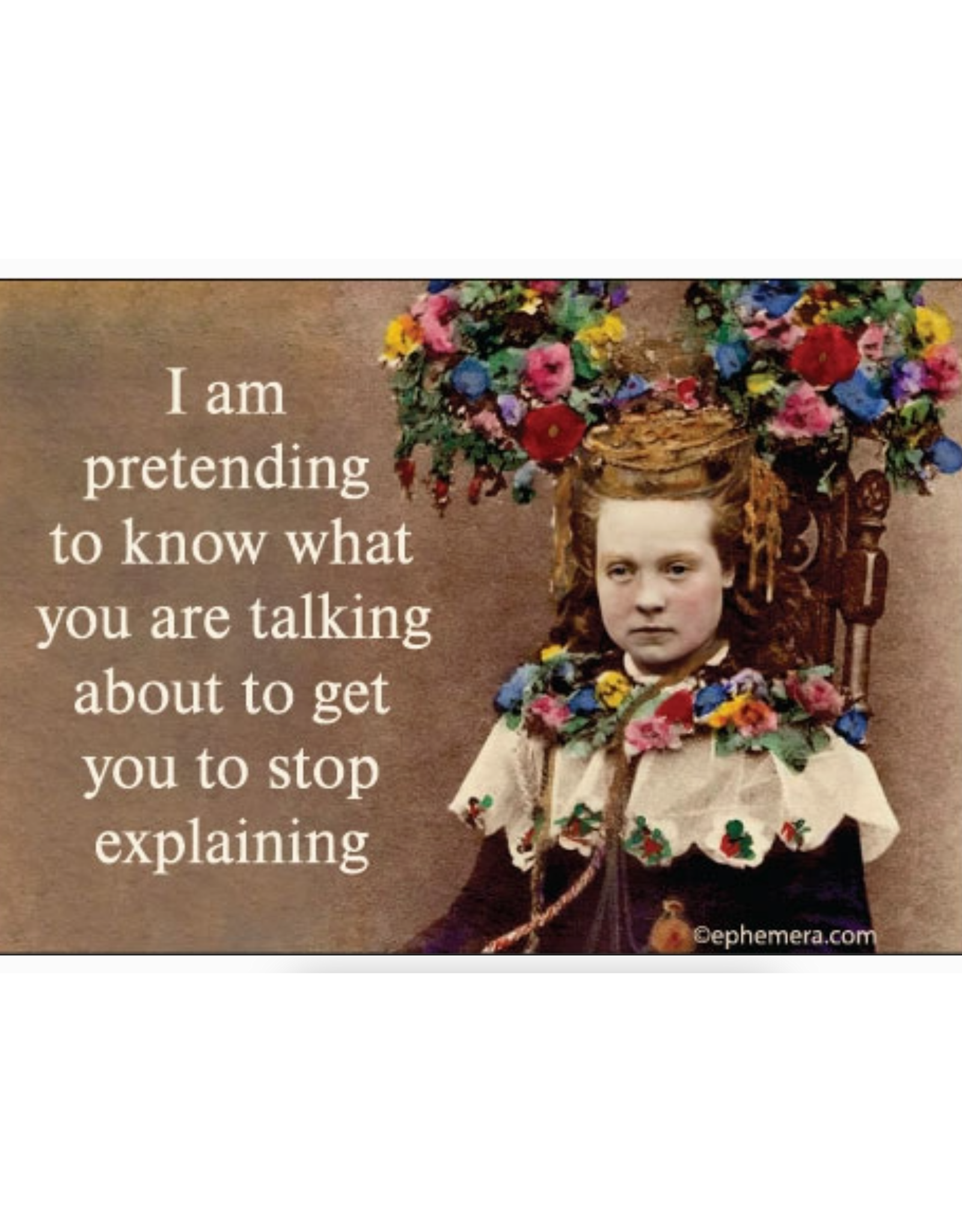 Pretending To Know What You're Talking About Magnet