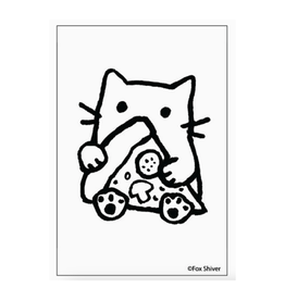 Pizza Slice Cat Magnet