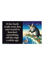 Flat Earth Cats Bumper Sticker