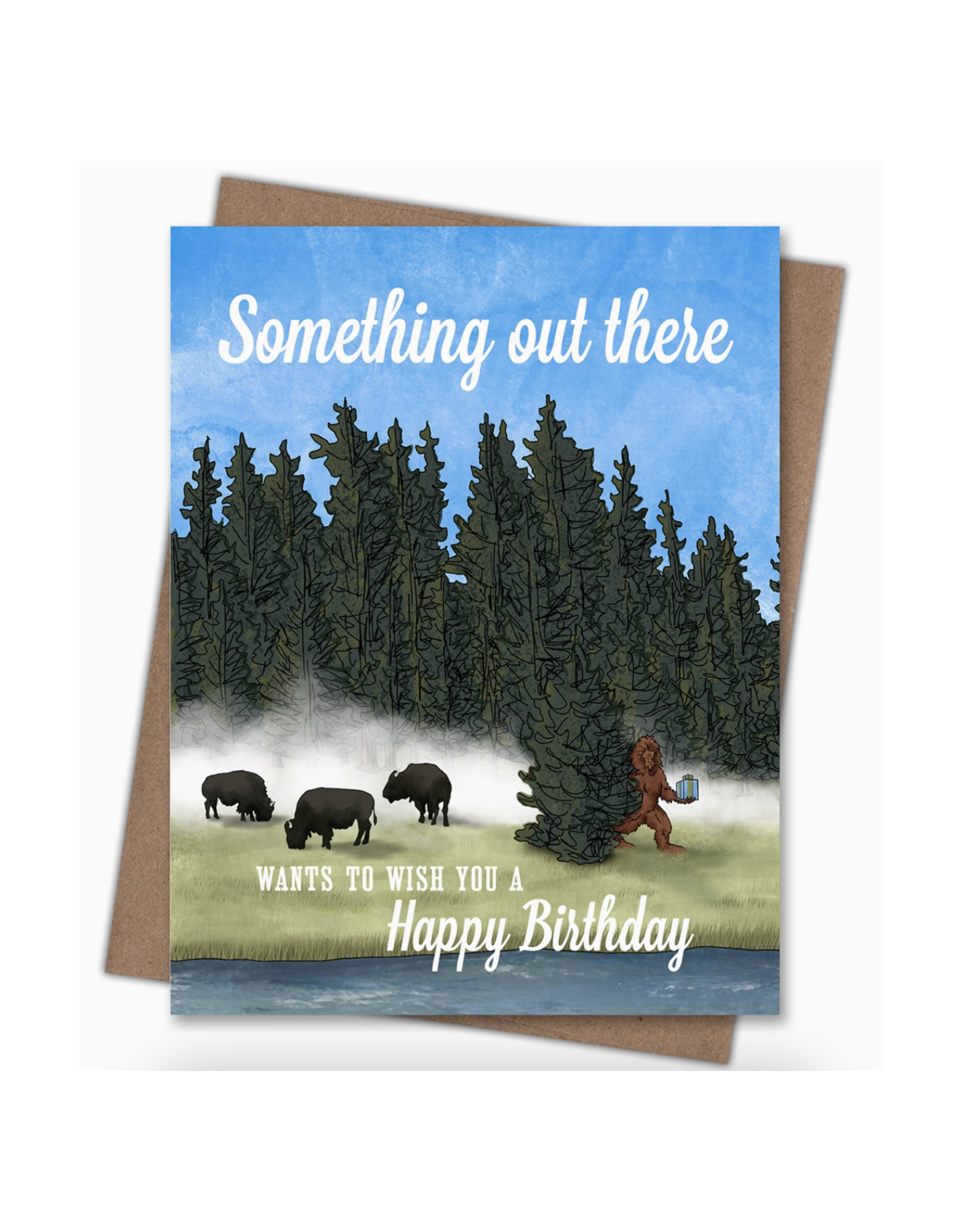 Something Out There Birthday Greeting Card