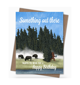 Something Out There Birthday Greeting Card