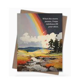I Hope Rainbows Fill Your Skies Greeting Card