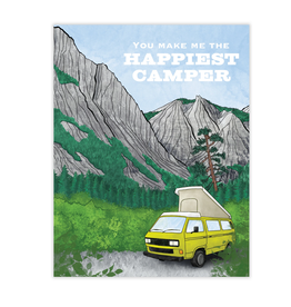 You Make Me The Happiest Camper Greeting Card