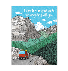 Go Everywhere With You Greeting Card