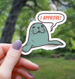 I Approve! Seal Sticker