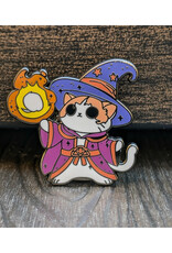 Wizard Cat Fireball Enamel Pin Wizard Cat Fireball Enamel Pin