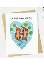 I'm Otterly In Love With You Greeting Card