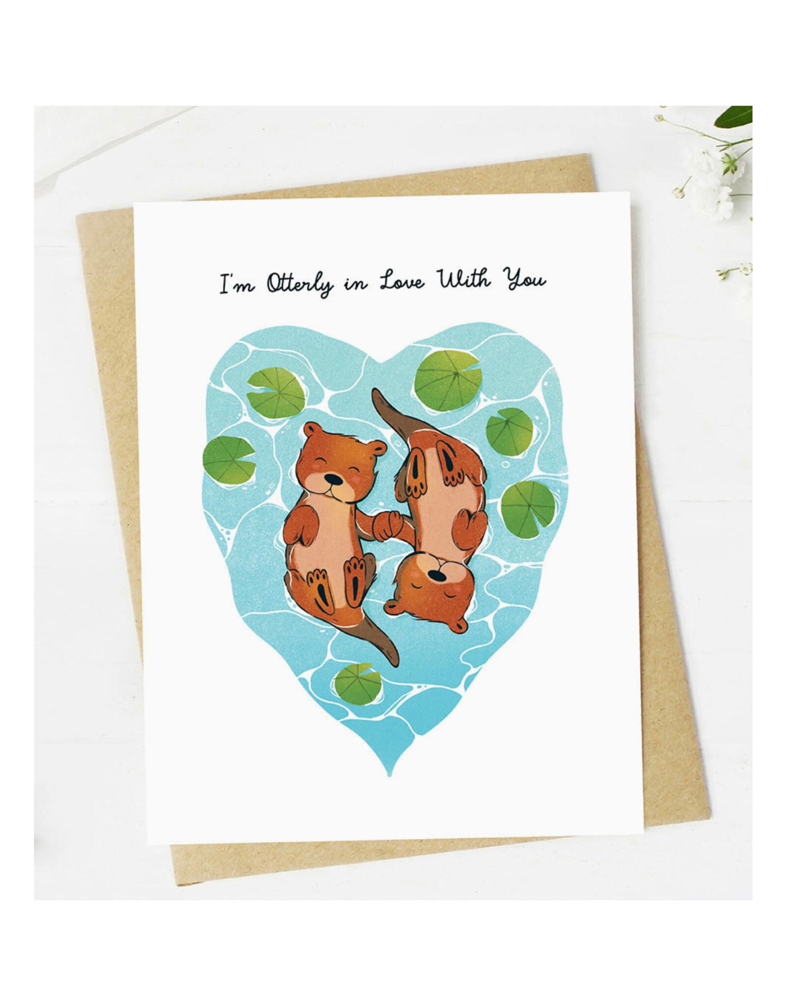 I'm Otterly In Love With You Greeting Card