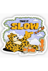 Take It Slow Cheetah Sticker