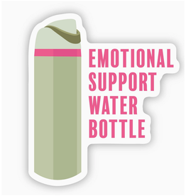 Emotional Support Water Bottle Sticker