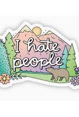 I Hate People Nature Sticker I Hate People Nature Sticker