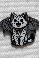 Spotted Cat Bat Enamel Pin