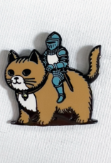 Cat Knight Enamel Pin