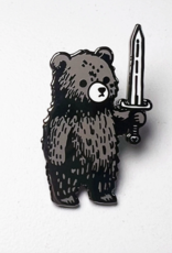 Murder Bear Enamel Pin
