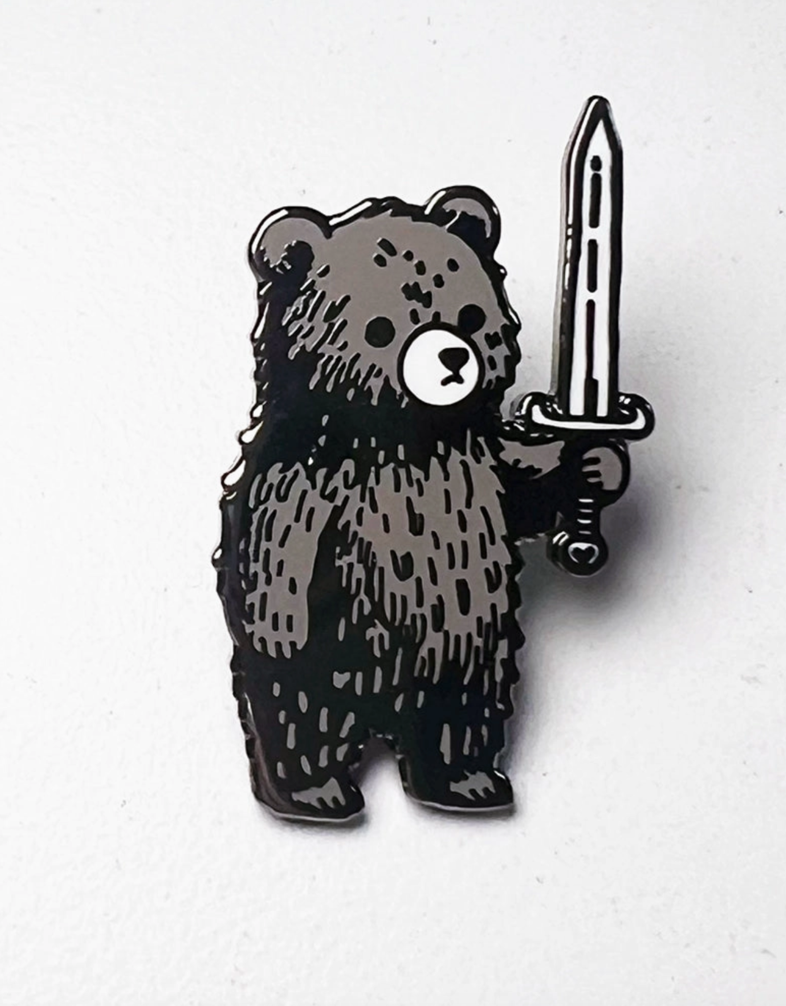 Murder Bear Enamel Pin