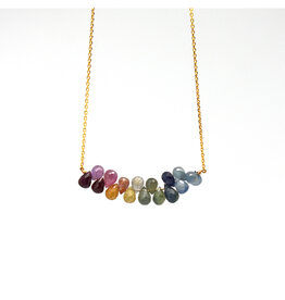 Gold Rainbow Necklace