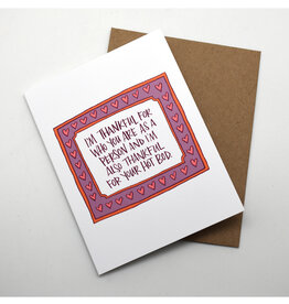 Thankful For Your Hot Bod Greeting Card