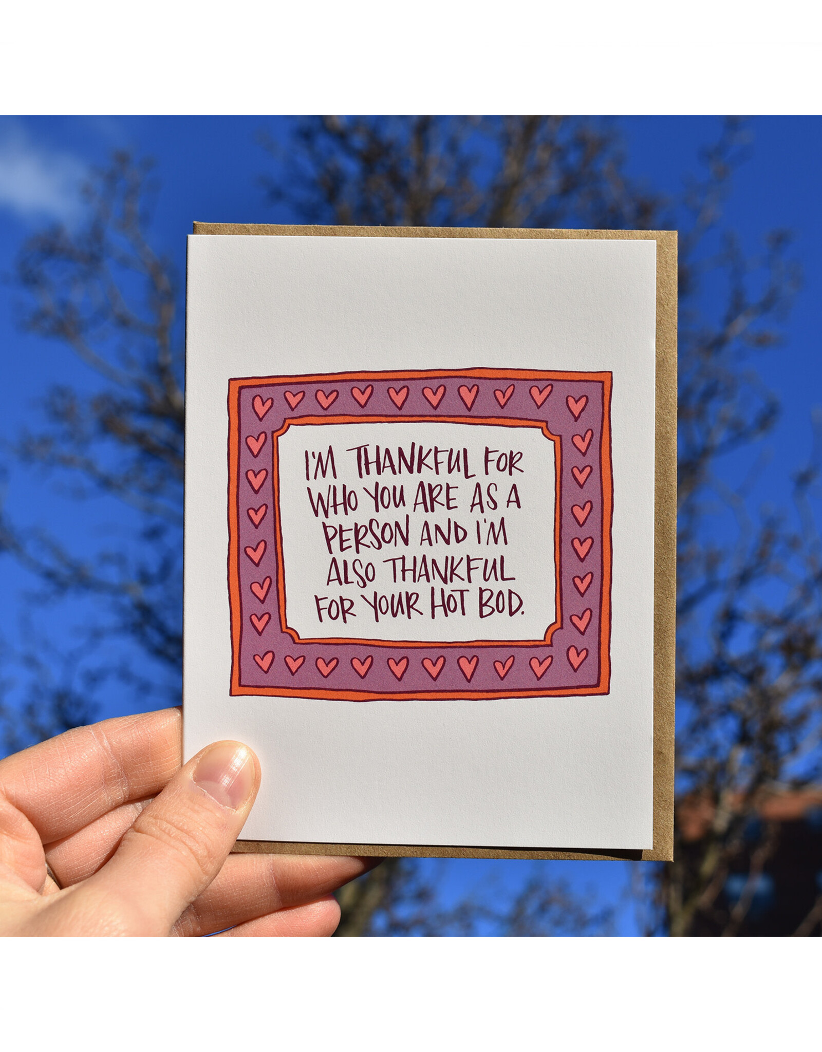 Thankful For Your Hot Bod Greeting Card