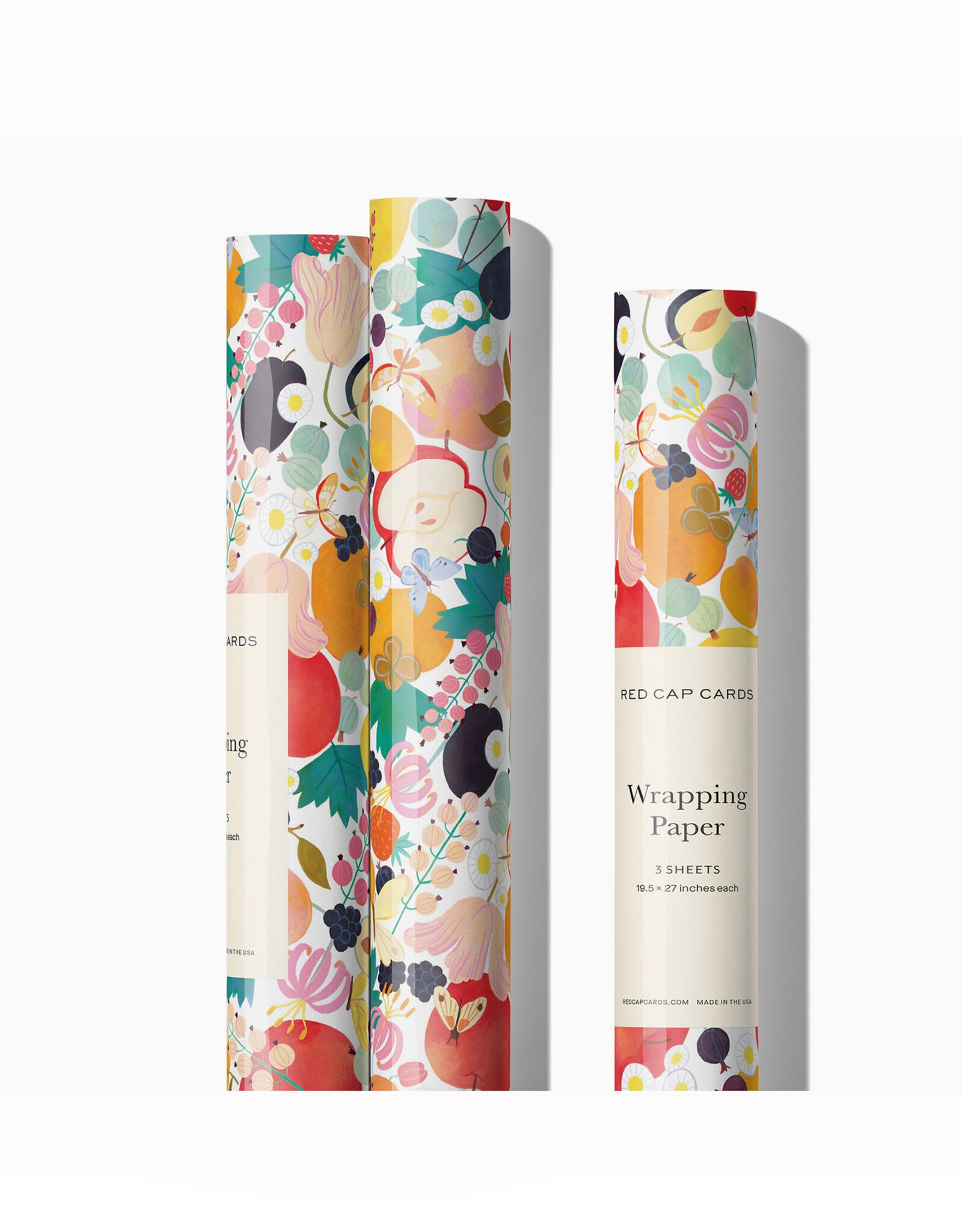 Fruits and Florals Wrapping Paper - Curbside Only