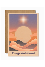 Congratulations Sunrise Greeting Card