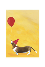 Basset Hound Birthday Greeting Card