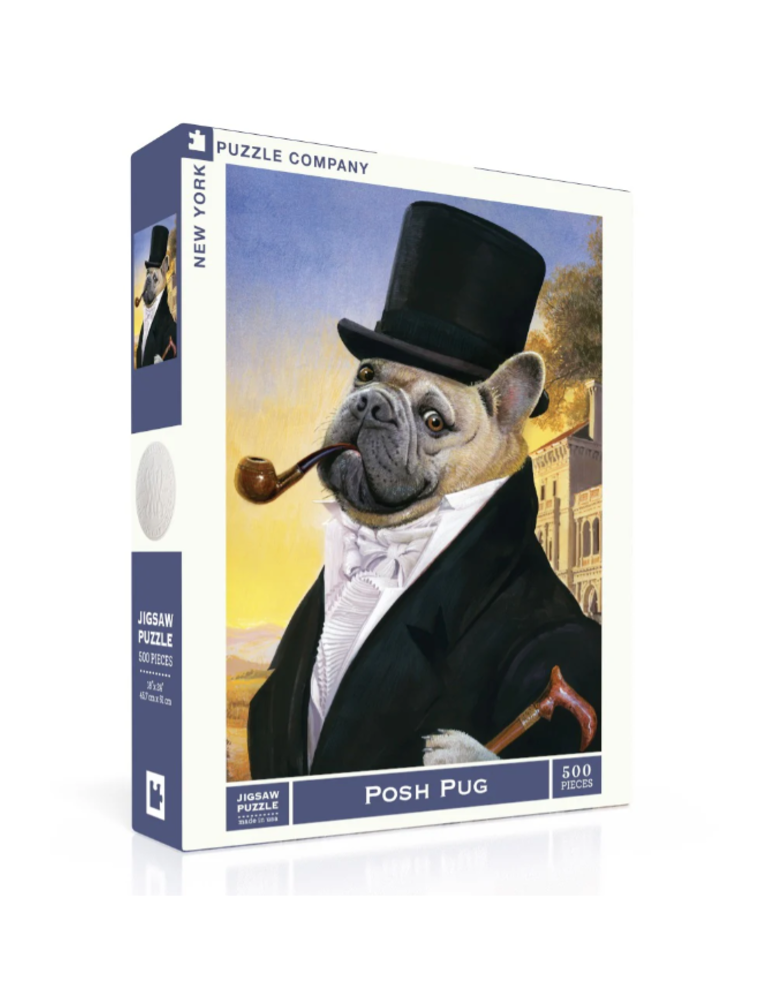 Posh Pug 500 Piece Puzzle
